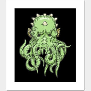 Cthulu The Great Old One Posters and Art